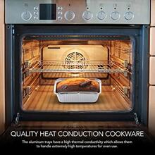 30pcs Aluminum Loaf Pan, Minimalist Solid Color Loaf Pan For Kitchen Baking - Silver - View 6