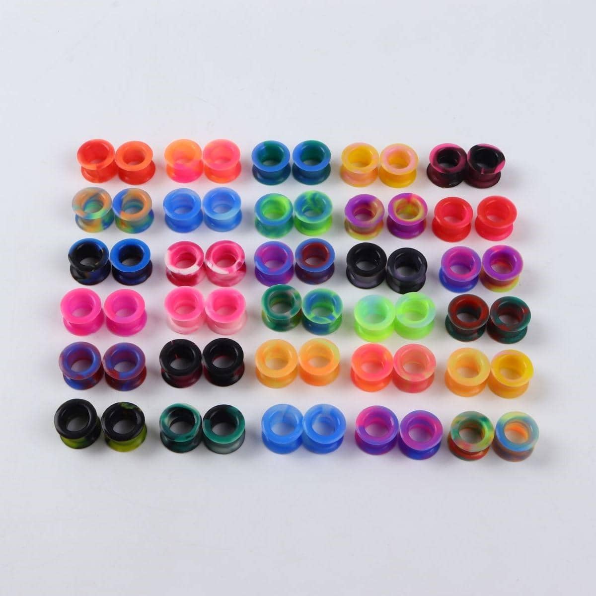 6對/套隨機色耳擴 - 彩色 - 查看 1