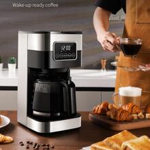 Coffee Maker, Programmable Drip Coffee Machine 10-Cup With Touch-Screen, Pause & Serve, 430 Stainless Steel,Black. - Silver - View 3
