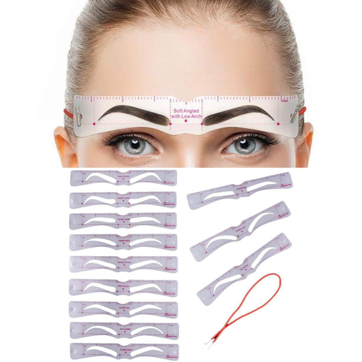Eyebrow Shaper,12Pcs Silicone Reusable Eyebrow Templates Eyebrow Card Drawing Thrush Cards Eyebrow Template Card Eyebrow Stickers Thrush Artifact,Makeup,Cheap,Room Decor,Vanity,Travel,Bedroom,Makeup Accessories,Cheap,Stocking Stuffers,Makeup,Makeup Tools,Cheap Stuff,Gifts,Gifts For Women,Christmas Gifts,Giveaways,Travel,Cheap Stuff,Travel Essential