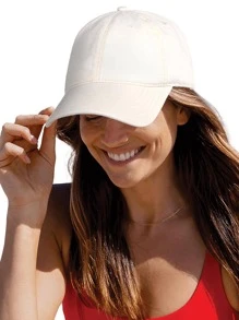 男女通用复古水洗无结构棒球帽可调节爸爸帽