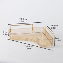 Makeup Organizer 2 Packs, Stackable Cosmetic Storage, Cosmetic Display Case For Lotions Perfume Lipstick, Makeup Storage Shelf For Corner, Bathroom, Vanity Countertop, Bedroom Cosmetic Organizer - Champagne - View 5