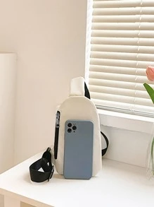 兒童滌綸單肩包卡通人物圖案