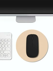 素色靜音無線鼠標 - 黑色 - 查看 3