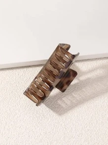 1 Peça Presilha de Cabelo Quadrada de Moda com Estampa de Leopardo para Decoração de Cabelo, Presilha de Rua, Presilhas de Cabelo, Grampo de Cabelo, Clipe de Cabelo, Acessório de Cabelo, Material Escolar, Faculdade
