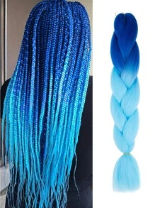 1 cái móc bện tóc 24 inch phần mở rộng tóc tổng hợp - Nhiều màu - Xem 1