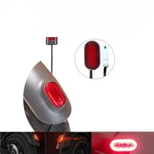 Electric Scooter Brake Rear Tail Light Compatible With Xiaomi M365 1S - Black - View 2