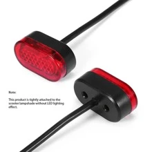Electric Scooter Brake Rear Tail Light Compatible With Xiaomi M365 1S - Black - View 1