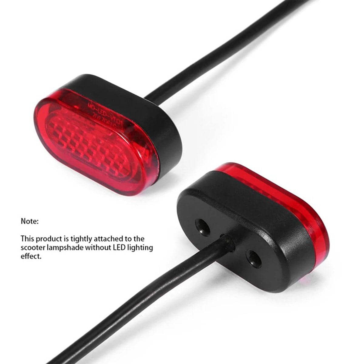 Electric Scooter Brake Rear Tail Light Compatible With Xiaomi M365 1S - Black - View 1