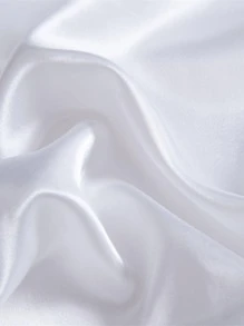 1入組素色床單，臥室用極簡主義布藝床上用品床單 - 白色 - 查看 5