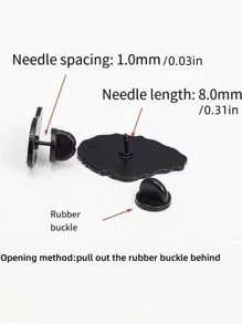 5入組/套卡通貓設計胸針 - 套裝 - 查看 5