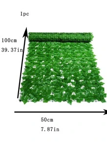 1 hàng rào lá xanh nhân tạo - màu xanh lá - Xem 2