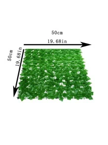 1 hàng rào lá xanh nhân tạo - màu xanh lá - Xem 8