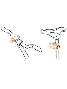 Kit Lámpara Led Delantera Trasera Bicicleta Truper libi-k2 - Negro - Ver 4