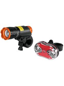 Kit Lámpara Led Delantera Trasera Bicicleta Truper libi-k2 - Negro - Ver 1