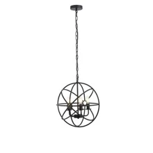 Krishka 4 - Light Dimmable Globe Chandelier