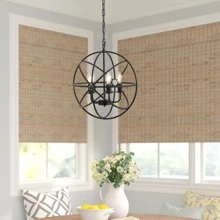 Krishka 4 - Light Dimmable Globe Chandelier