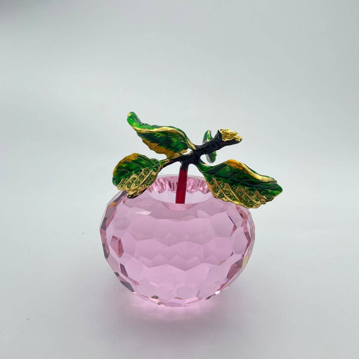 1pc Apple Shaped Decoration Craft, Creative Artificial Crystal ...