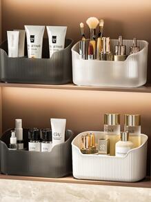 1入組PP化妝盒，現代白色家用化妝盒 - 白色 - 查看 3