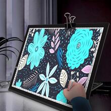 A3 Diamond Painting Light Pad with Built-in Stand, Hawanik A3 Large LED Tracing Light Box with Stand for Vinyl Weeding Drawing - A3 - Xem 7