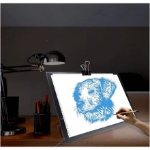 A3 Diamond Painting Light Pad with Built-in Stand, Hawanik A3 Large LED Tracing Light Box with Stand for Vinyl Weeding Drawing - A3 - Xem 8