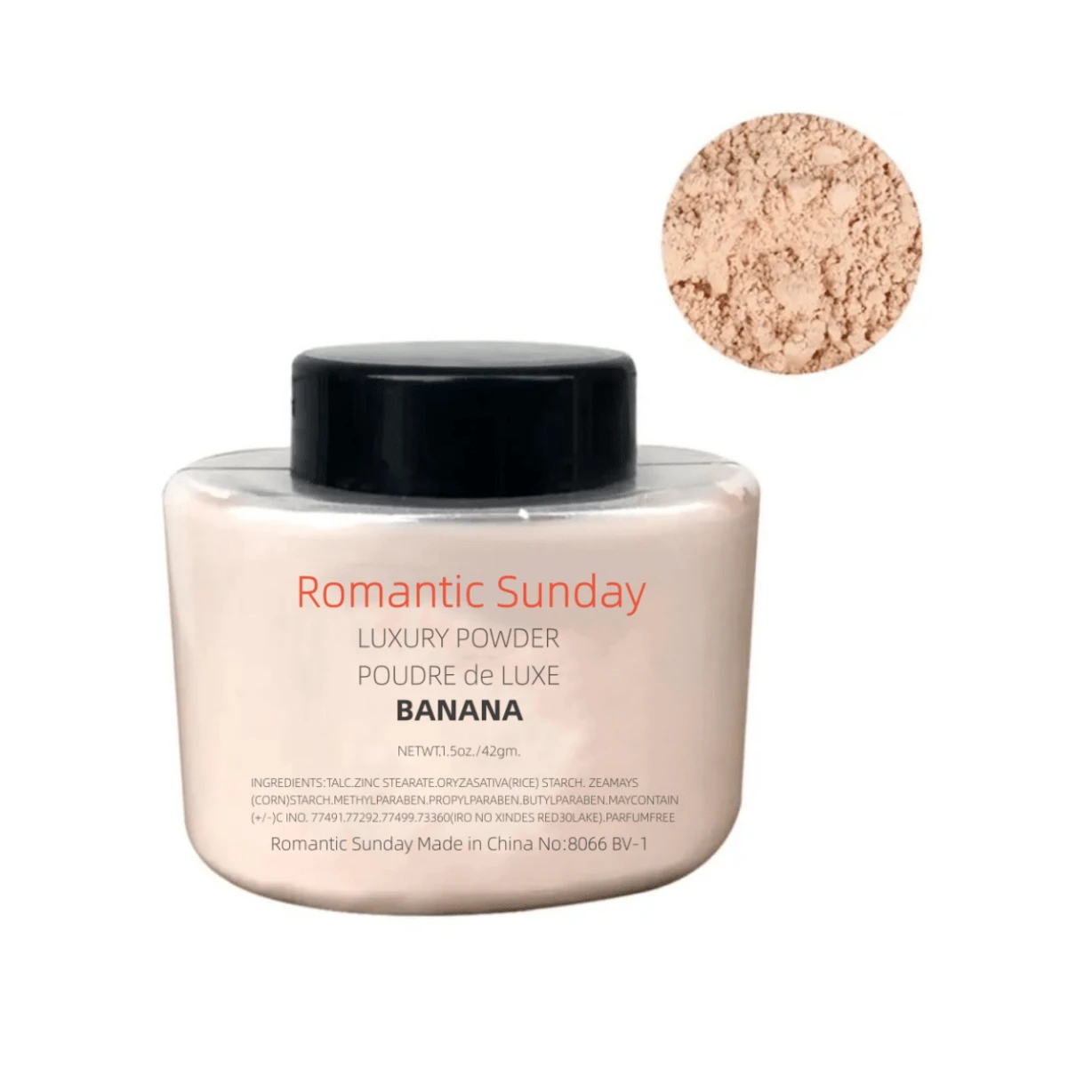 Translucent Banana Powder Makeup Setting - 02 Light Brown - View 1