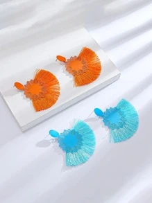 1雙波西m亞流蘇耳墜適合女士適用於度假 - 耳環 - 查看 11