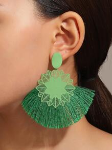 1雙波西m亞流蘇耳墜適合女士適用於度假 - 耳環 - 查看 6