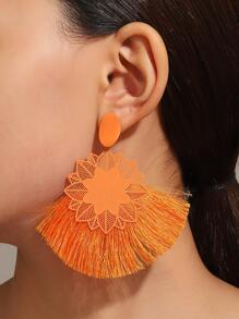 1雙波西m亞流蘇耳墜適合女士適用於度假 - 耳環 - 查看 3