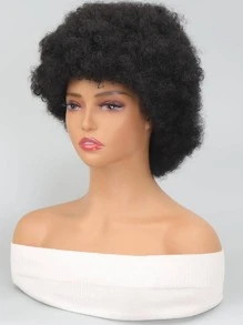 Afro Wig - Black - View 4