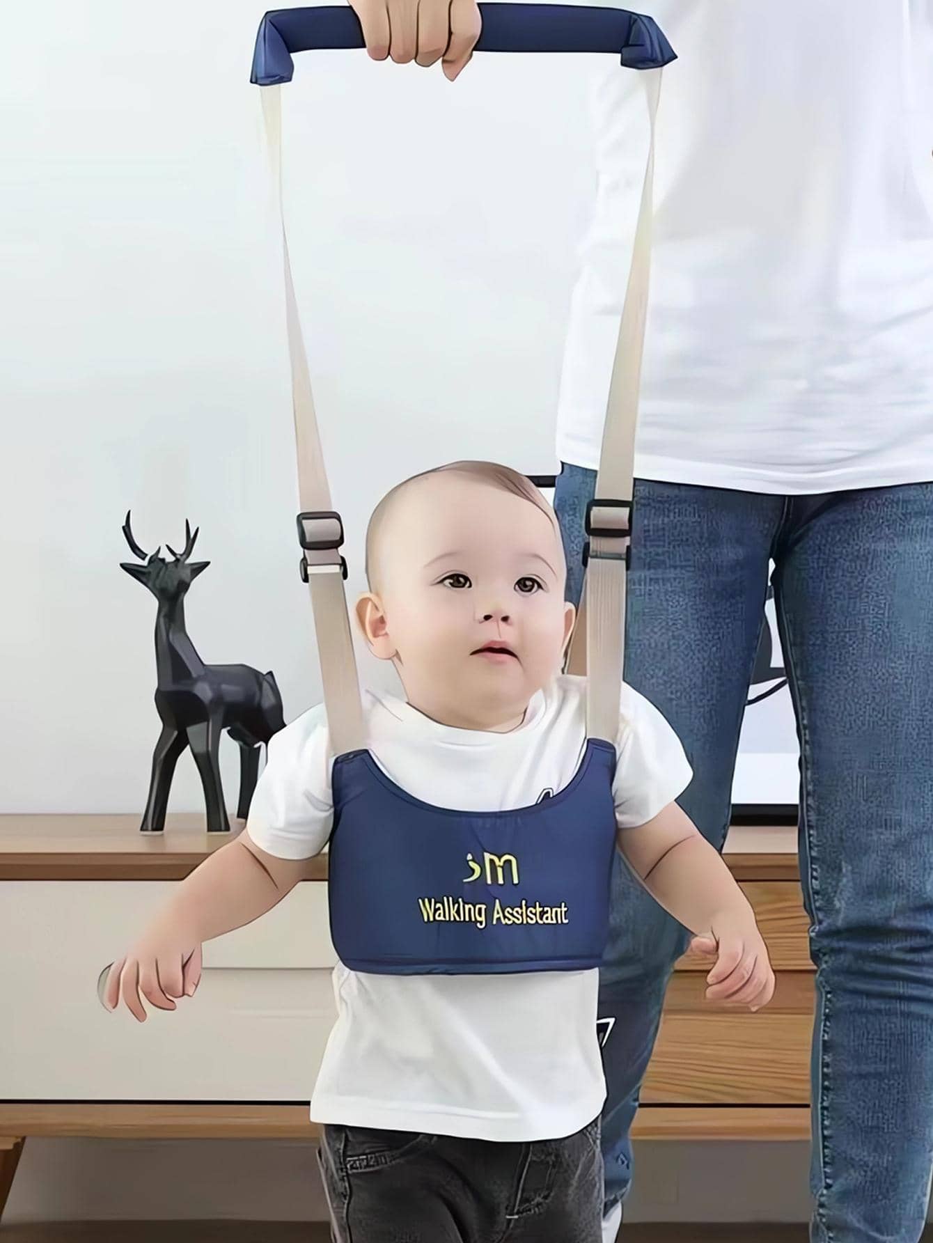 Baby Letter Đồ họa đi bộ khai thác - Màu xanh hải quân - Xem 1