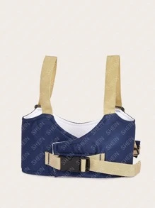 Baby Letter Đồ họa đi bộ khai thác - Màu xanh hải quân - Xem 4