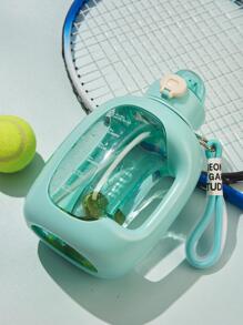 1入組1.5L標語圖案野營水瓶