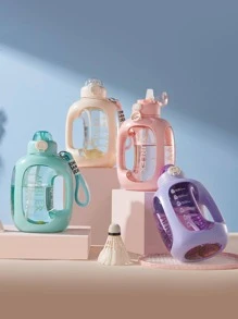 1入組1.5L標語圖案野營水瓶