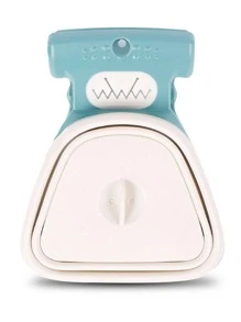 1pc Portable Two Tone Pet Poop Picking Clip For Dog And Cat For Outdoor - Beige - View 1