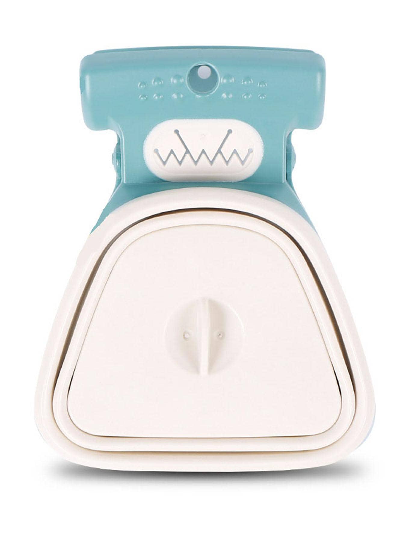 1pc Portable Two Tone Pet Poop Picking Clip For Dog And Cat For Outdoor - Beige - View 1