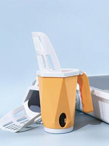 1pc Random Color Pet Litter Shovel For Cat And Dog For Cleaning - Multicolor - View 3