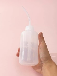 1pc 250ML Elbow Cleaning Bottle Water Squeeze Dropper Plastic Squeeze Bottles Lash Bath Bottles Primer Kettle Rinse Eyelash - Clear - View 4