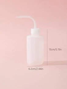 1pc 250ML Elbow Cleaning Bottle Water Squeeze Dropper Plastic Squeeze Bottles Lash Bath Bottles Primer Kettle Rinse Eyelash - Clear - View 7