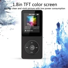 A02S 16GB MP3 Player With FM Radio, Voice Recorder, 70 Hours Playback And Expandable Up To 128GB, Black - 黑色 - 查看 6