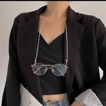 Chuỗi Kính Đính Hạt Thời Trang - Vàng - Xem 1