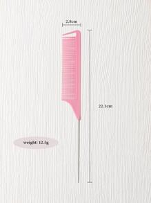 Multifunctional Styling Comb Kit, 3Pcs Polyamide Pink Professional Hair Brush Haircutting Comb Set For All Hair Types - Pink - View 7