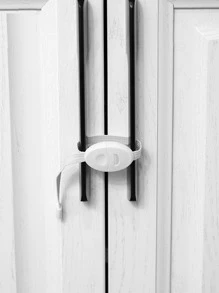 1 件婴儿多功能橱柜锁婴儿洗澡家庭装饰礼物 - 白色 - 查看 5