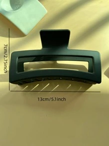 3pcs Extra Large Claw Clips, Big Hair Claw Oversized Non-slip Square Hair Clips for Daily Life - Multicolor - View 3