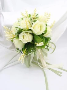 Ramo de flores artificiales - Beis - Ver 7