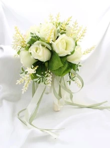 Ramo de flores artificiales - Beis - Ver 6