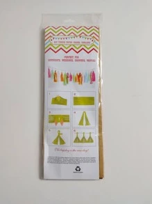 20PCS/Pack DIY Tassel Garland, Tissue Paper Tassels Banner For Wedding, Shower, First Birthday Party Decorations Home Decoration For Fall Party Theme Idea Halloween Harvest Thanksgiving Day(Orange+Metallic Gold+Tan+Ivory) - Multicolor - View 2