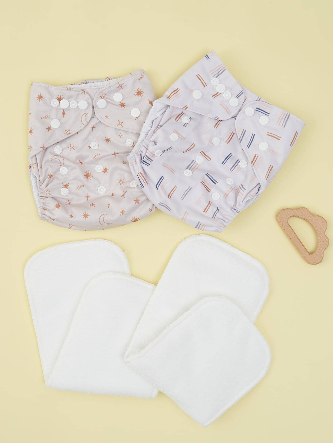 Baby Cloth Diapers - Multicolor - View 1