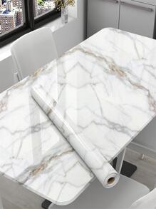 1卷 PVC 厨房贴纸，现代大理石图案防水可移除厨房墙贴，适用于厨房、贴纸、墙贴、乙烯基贴花，用于家庭装饰、春季装饰品让您的家焕然一新、节日装饰贴纸礼物生日毕业 - 彩色 - 查看 8