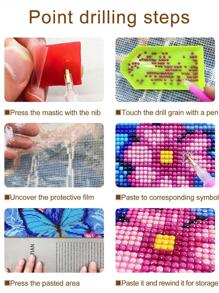 1Pc 5D Tự Làm Tranh Gắn Đá Bộ Phong Cảnh Nhà Hình Tròn Viên Kim Cương Full Kim Cương Khảm Tranh Nghệ Thuật Trang Trí Nhà Cửa - Nhiều màu - Xem 3
